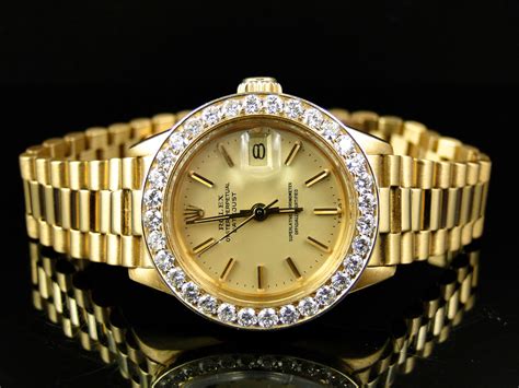 gold women's rolex|used women's gold Rolex watches.